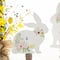 Glitzhome® 12.5" Easter Wooden Bunny Table Décor Set